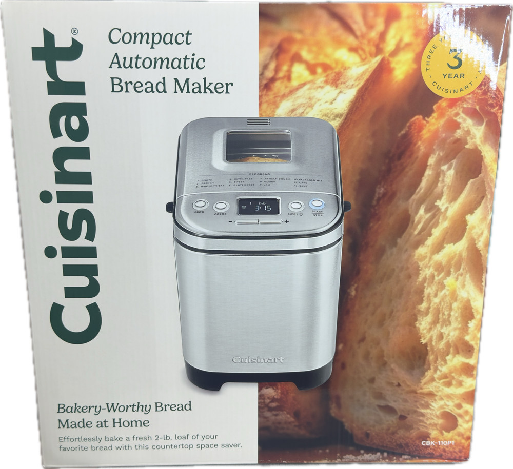 Cuisinart CBK11091 Compact Automatic Bread Maker (New in Box/Unused)
