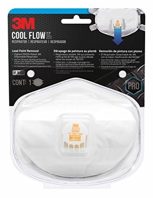 3M 8233PC1-B Lead Paint Respirator,