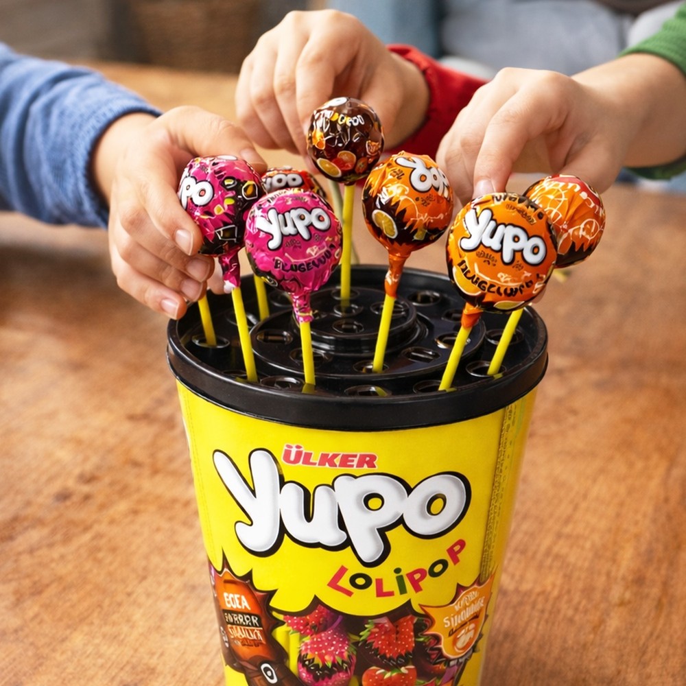 Assorted Fruit Lollipops, 120 Count Individually Wrapped Candy Tub