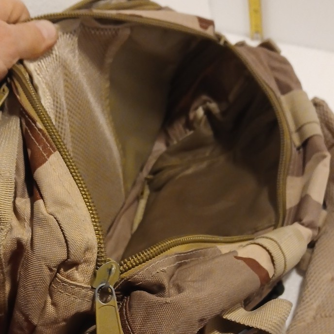 Camouflage Tactical Backpack Nylon MOLLE Multi-Compartment Adjustable Straps