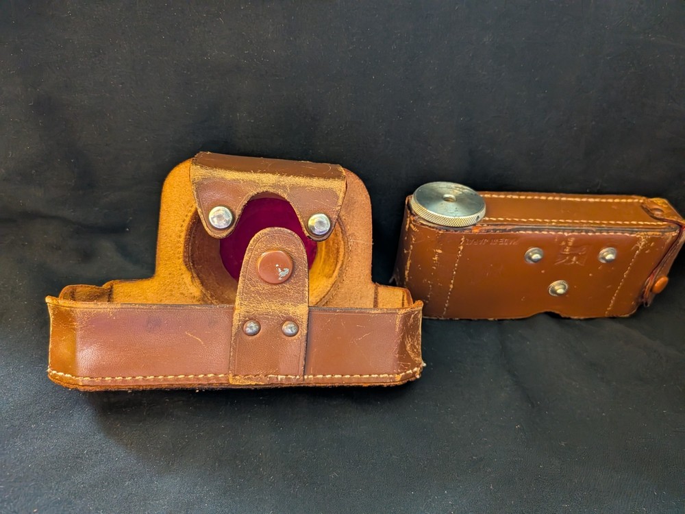Canon No. 42323 Rangefinder Camera Black Silver with Lens, Strap & Leather Case