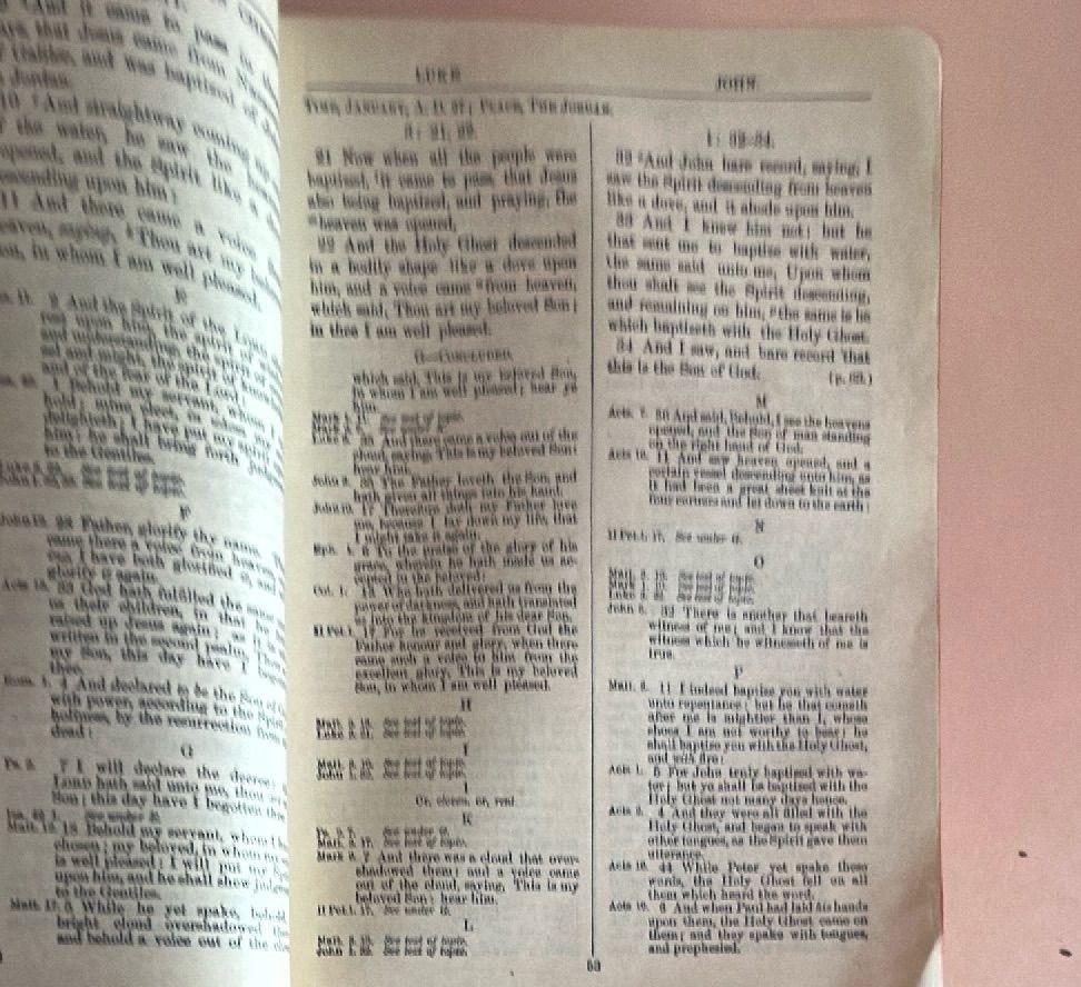 1902 Reference Passage Bible New Testament Alpha Publishing Black Leather