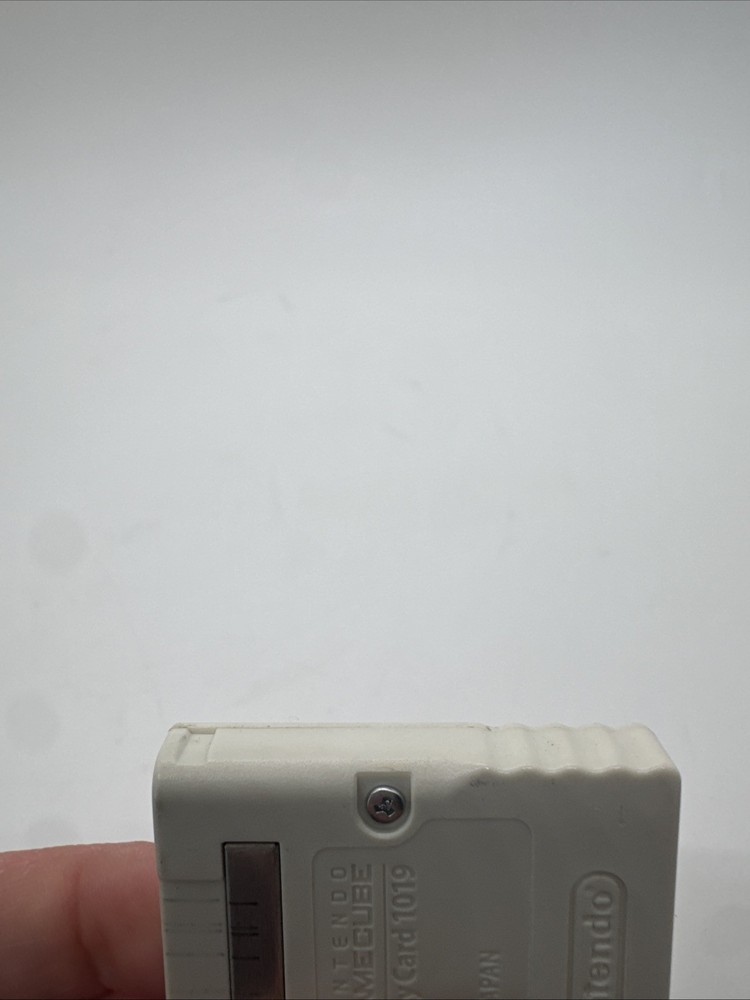 Official Nintendo GameCube Memory Card OEM DOL-020 Authentic 1019 Blocks White