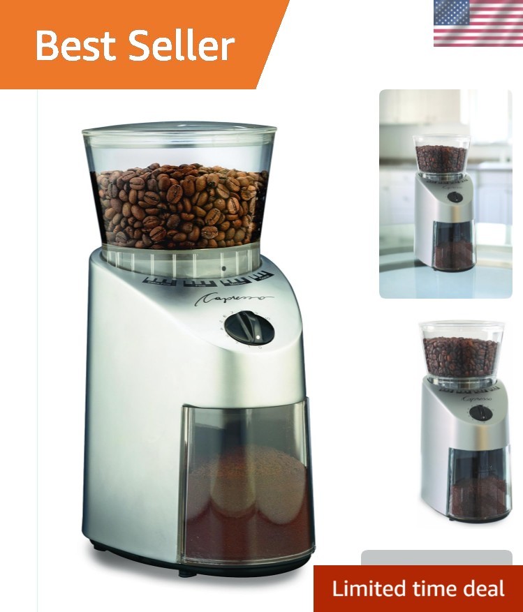 560.04 Infinity Conical Burr Grinder, Brushed Silver