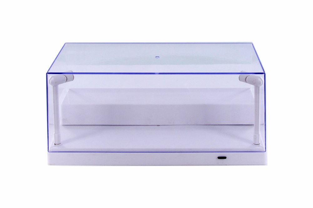 ACRYLIC LED DISPLAY CASE WITH REMOVABLE RISER 9902W 1/24 DIECAST ACCESSORY