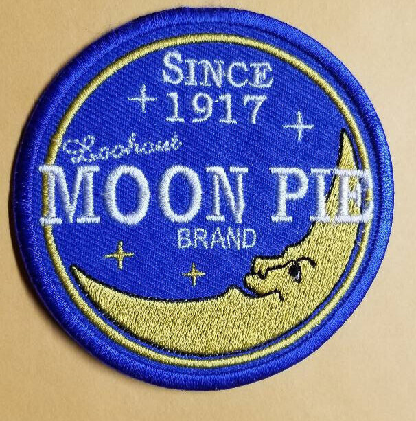 Embroidered Moon Pie Since 1917 Patch approx 3"
