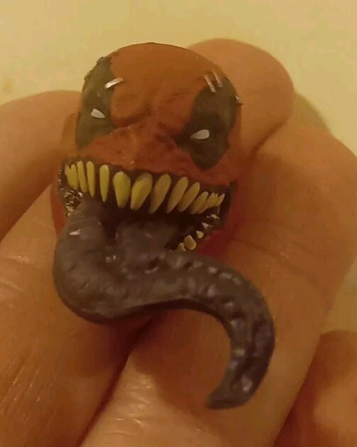 MARVEL LAGENDS VENOMPOOL BAF BUILD A FIGURE HEAD ONLY