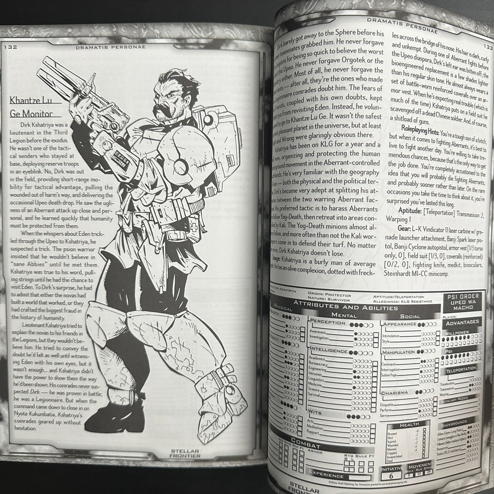 Stellar Frontier PSI Order Upeo WA Macho Extrasolar Space Sourcebook