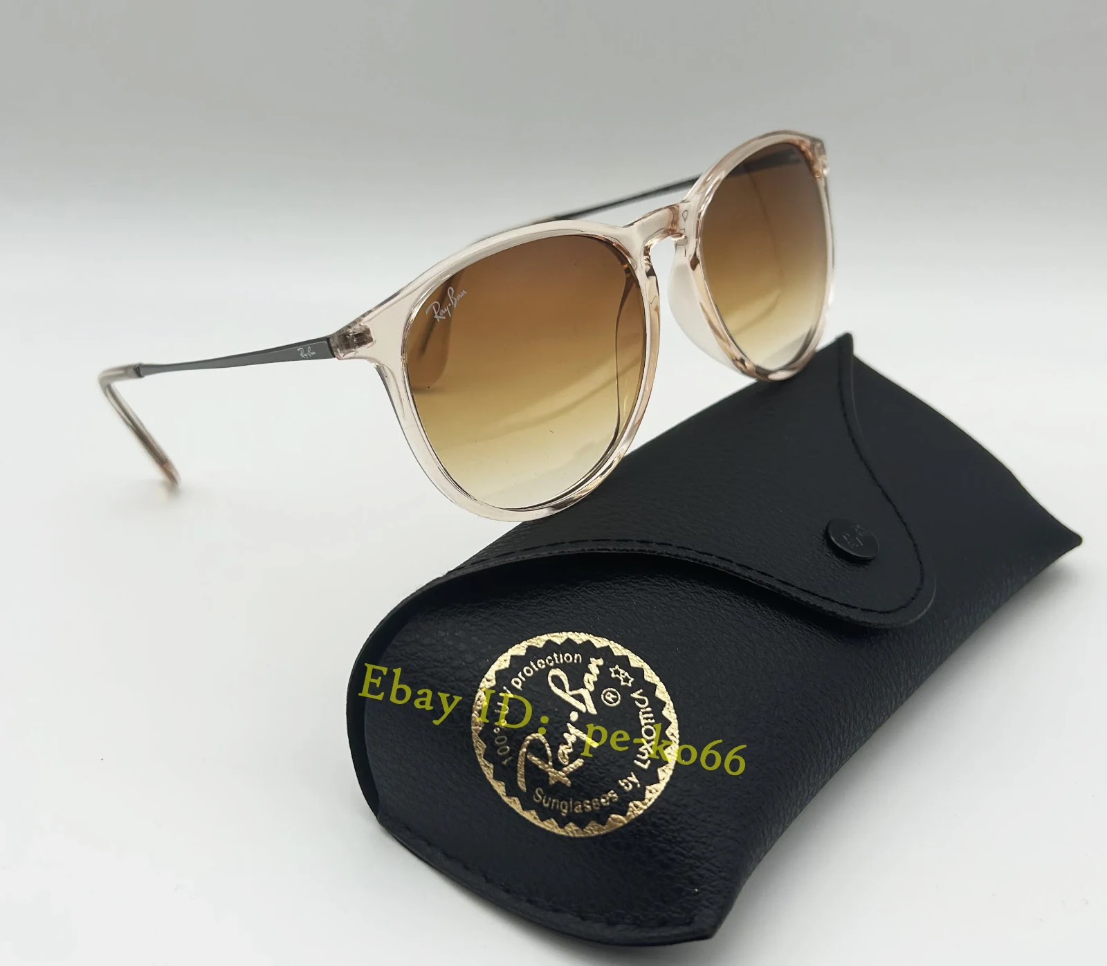 *Brand New* Ray-Ban Erika RB4171 Sunglasses Brown Frame Gradient Lens UV400Unise