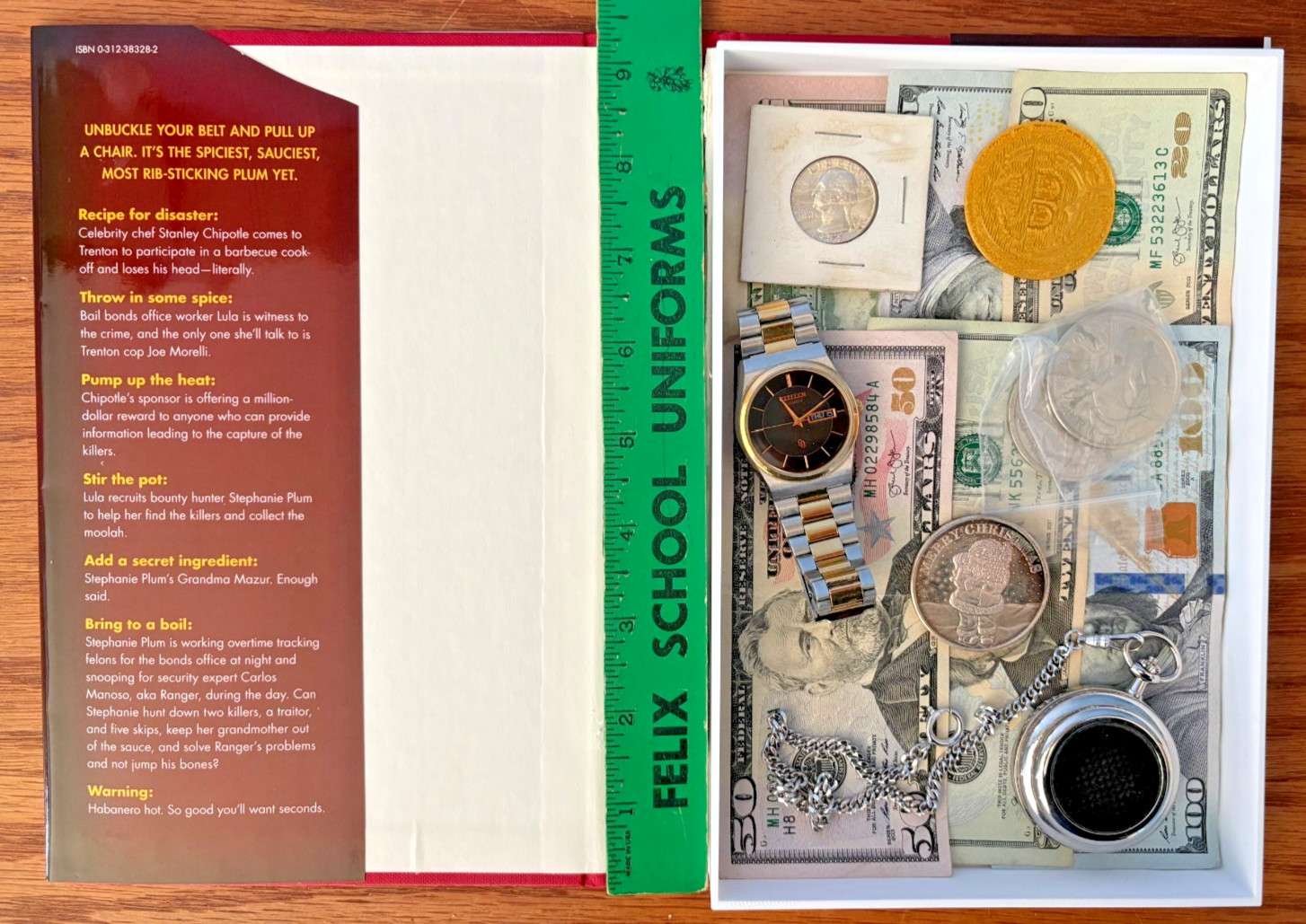 Large Hollow Book Safe Hidden HIDE CASH Jewelry Valuables Money Gold Silver coin