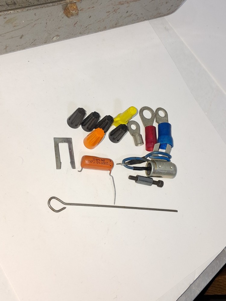 Small Metal Tool Box With Misc. Tools & Parts (s)