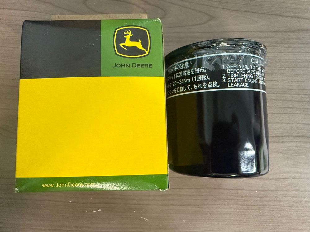 John Deere MIU800650 Engine Oil Filter For compact excavators and loader