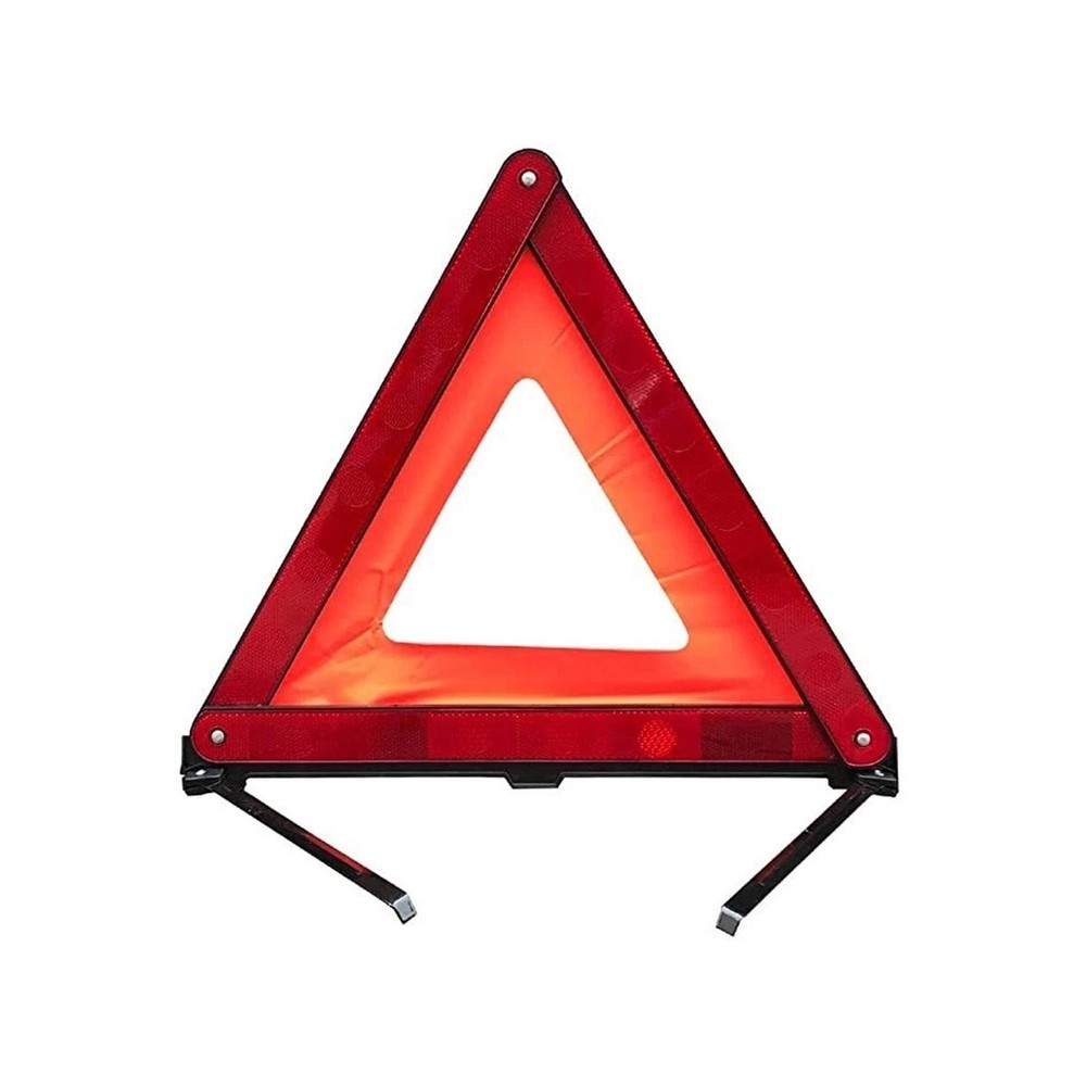 Large Reflective Car Warning Triangle Breakdown Hazard Road EU Emergency