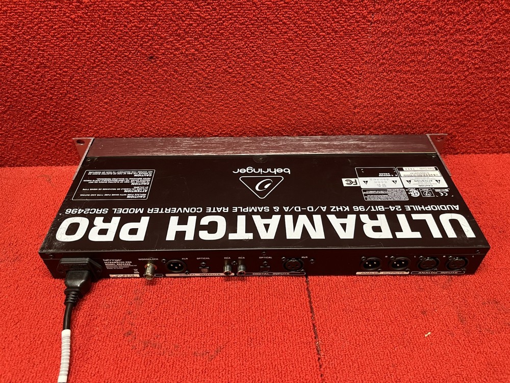 Used Behringer Ultramatch Pro SRC2496 AD/DA Sample Rate Converter Good Condition