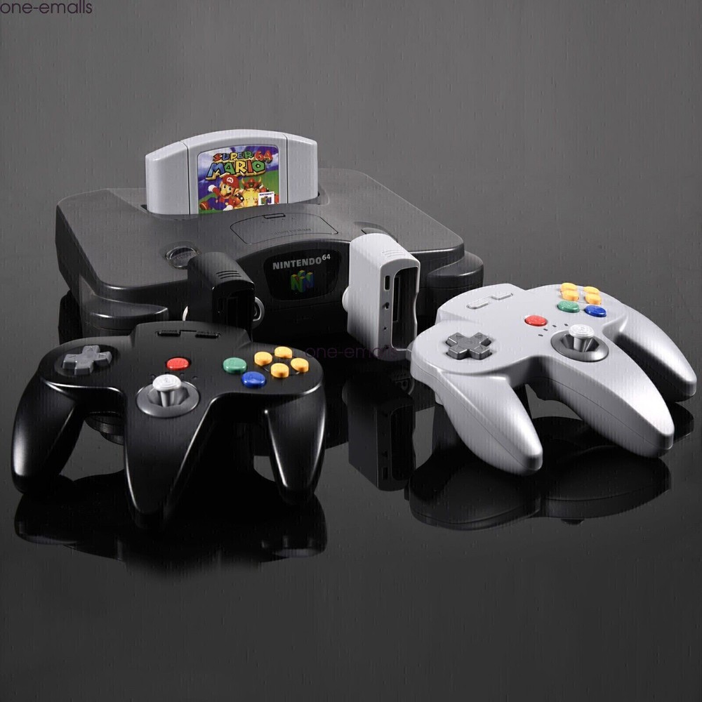 Wireless N64 Controller for Nintendo 64 Console PC Windows Switch w/ Rumble Pak.