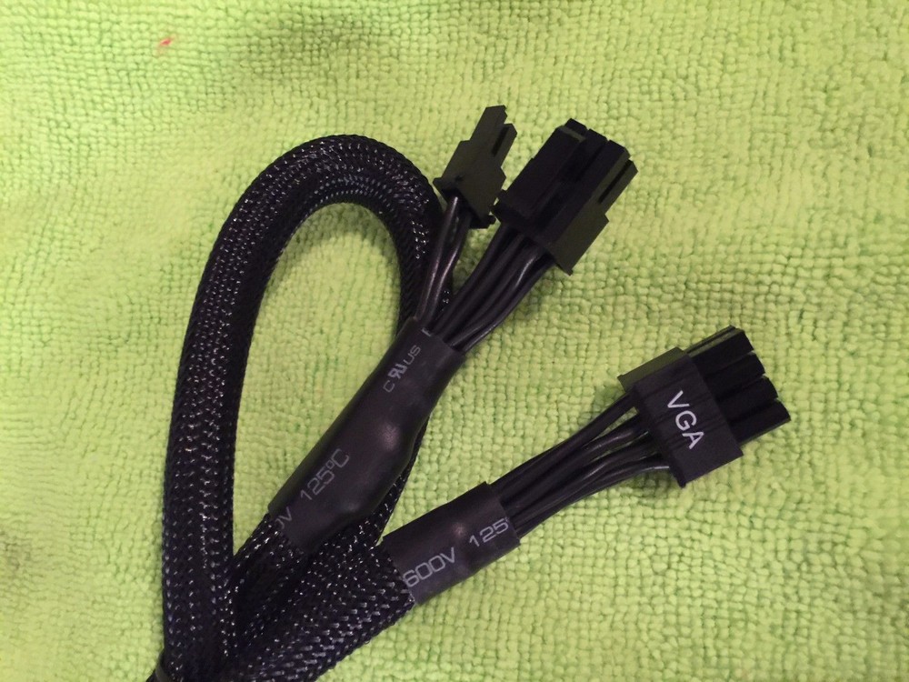 EVGA SUPERNOVA PCIE VGA Power Supply Cable ,ORIGINAL ( 29" )