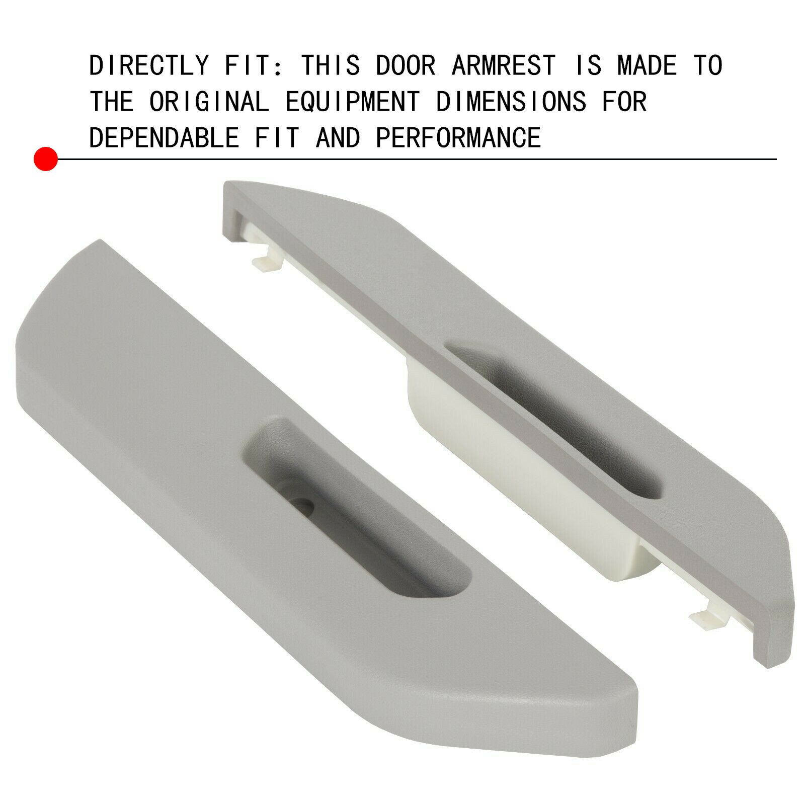 Front LH & RH Door Armrest For 88-94 90 Chevy GMC C1500 C2500 C3500 K1500 K2500