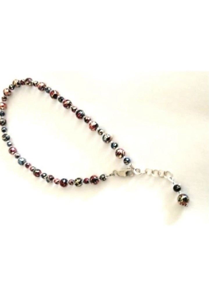 Handcrafted Artisan Anklet Bracelet Beaded