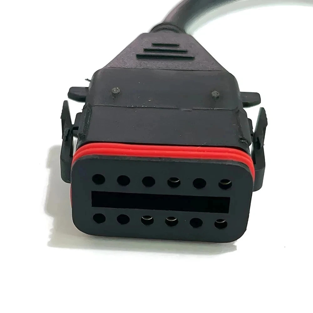 OBD2 Diagnostic Cable for Komatsu 12 Pin Cummins Inline6 Adapter Cable,...