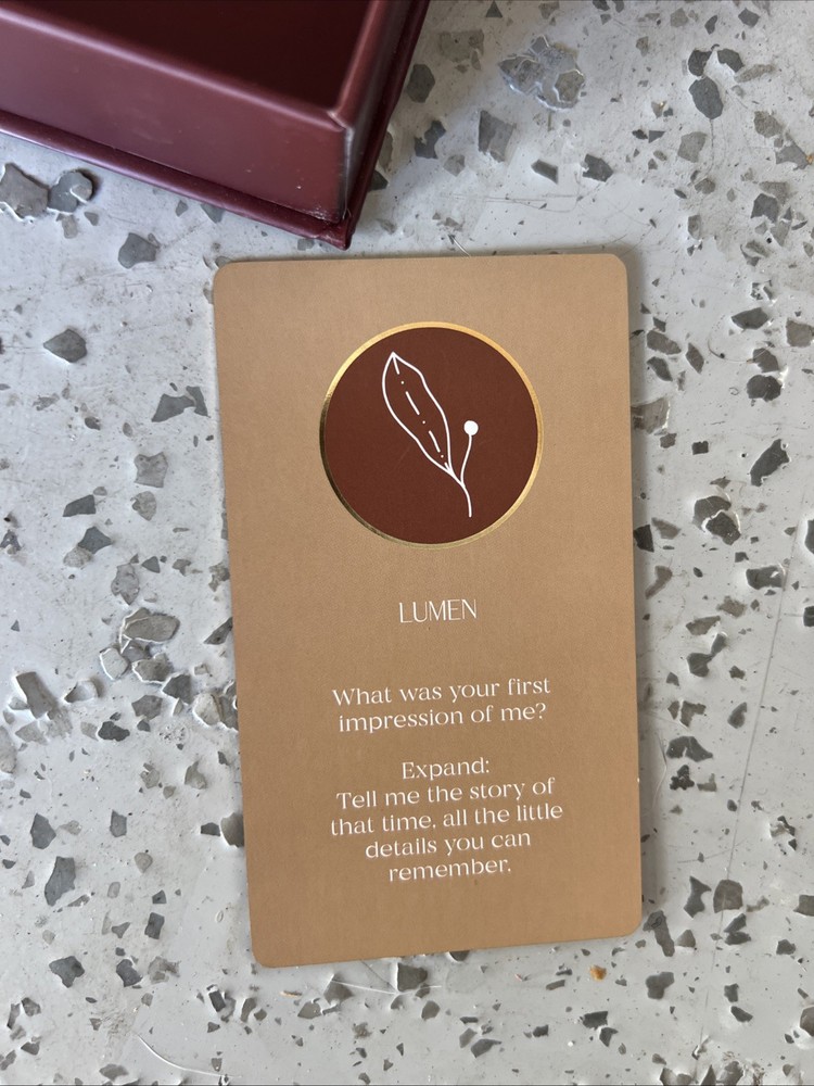 Brown NAKED CONVERSATION Card Set for Deeper Connection