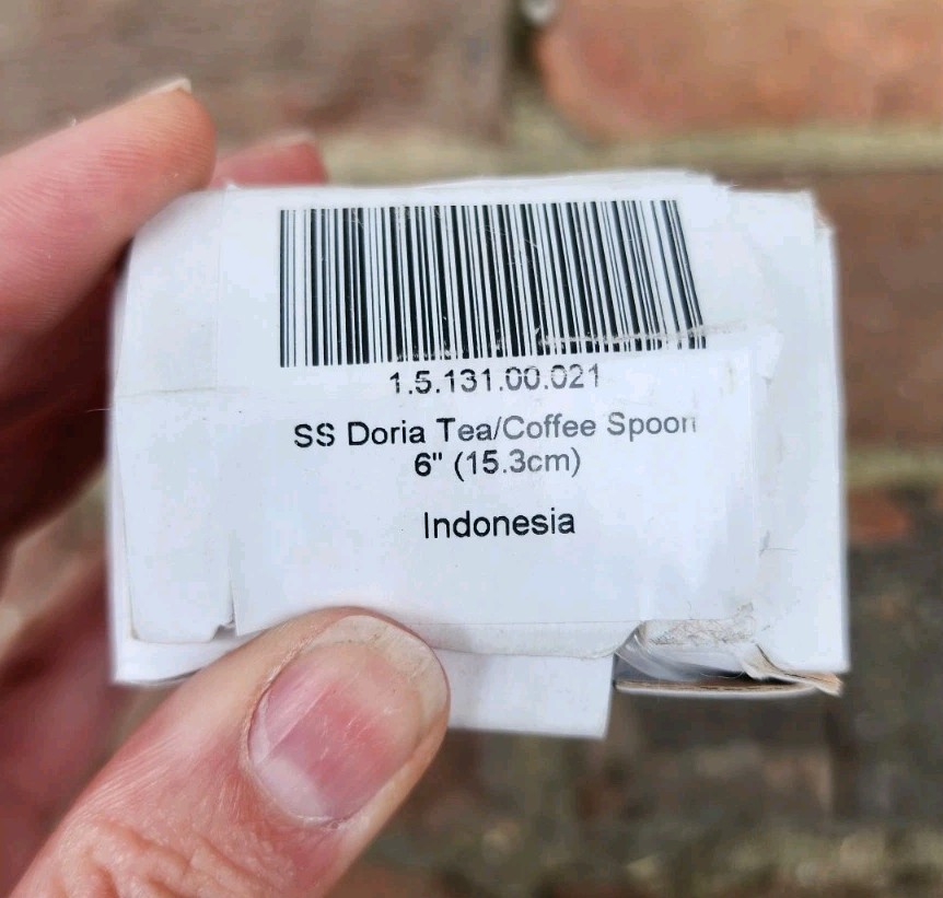 12 Pc Fortessa Doria 6" 18/10 Stainless Steel Extra Heavy Weight Teaspoon, NEW!!