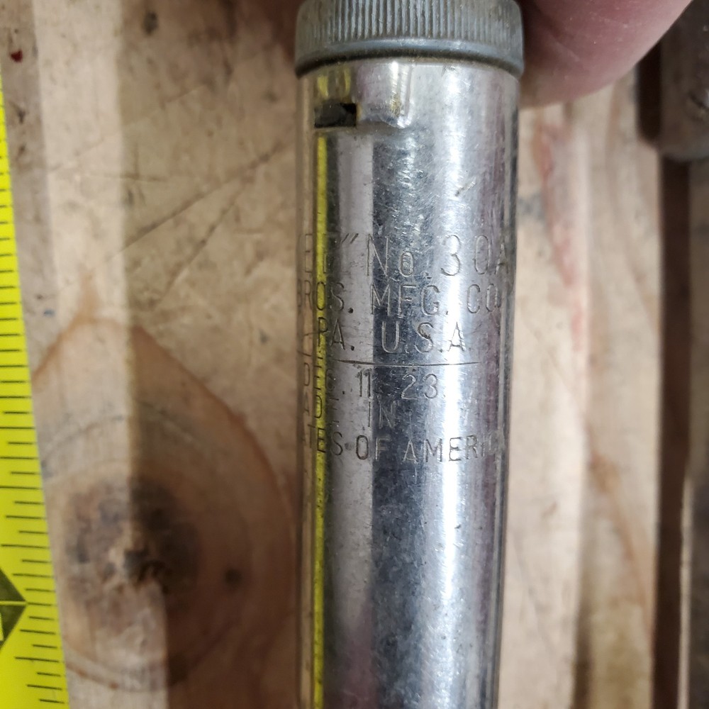 2 nice Stanley yankee screwdrivers #30 & unmarked with bits