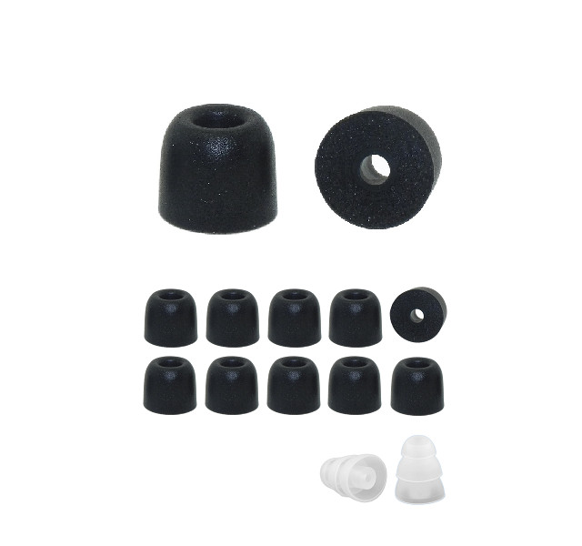 Isotunes Ear Tips Replacement, Memory Foam Ear Tips for Isotunes (listed models)