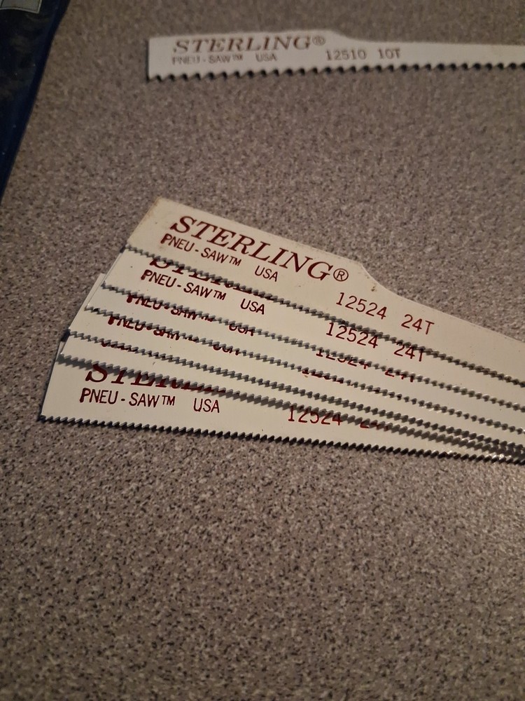 Sterling pneu saw blades