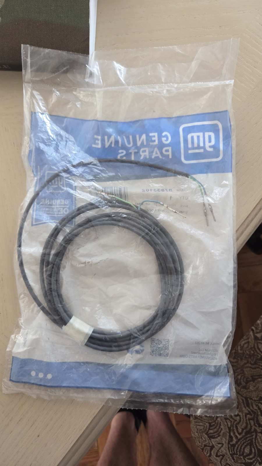 Genuine GM High Speed Data Cable 87833102