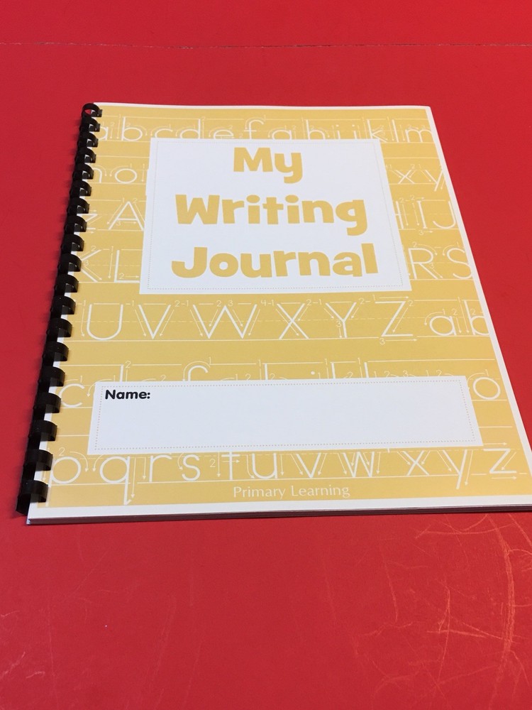Primary Learning  My Writing Journal - 30 Pgs (Yel) Single Book.