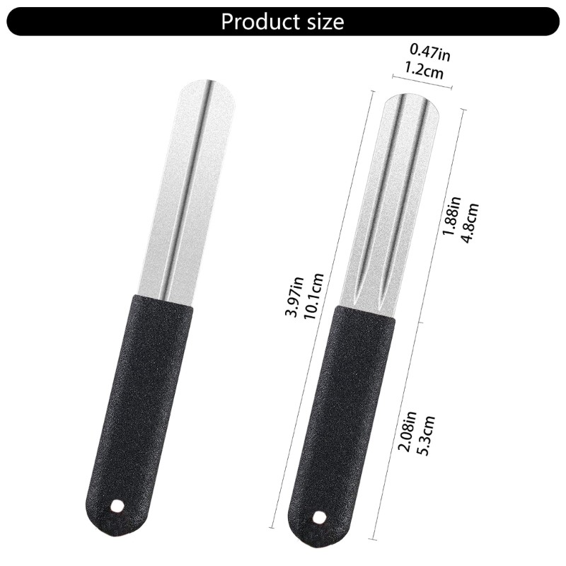Double Sided Fishing Hook Grinding Stone Hook Sharpening File Enduring