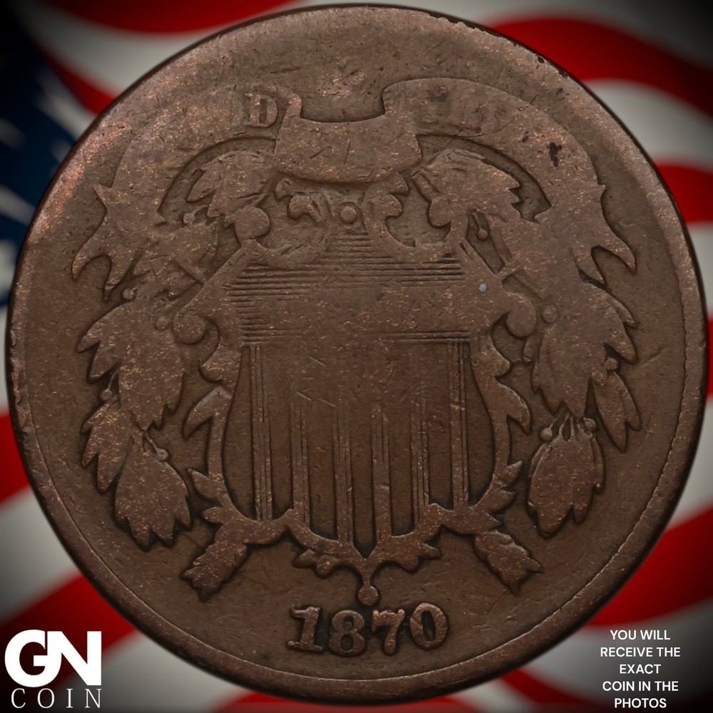 1870 2 Cent Piece A1722
