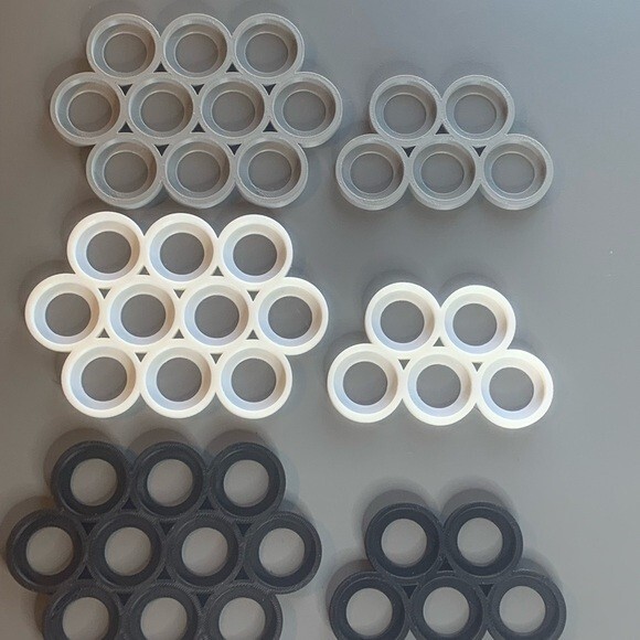 Cloud Movement Trays 25mm Tabletop Games Warhammer 40k various base sizes