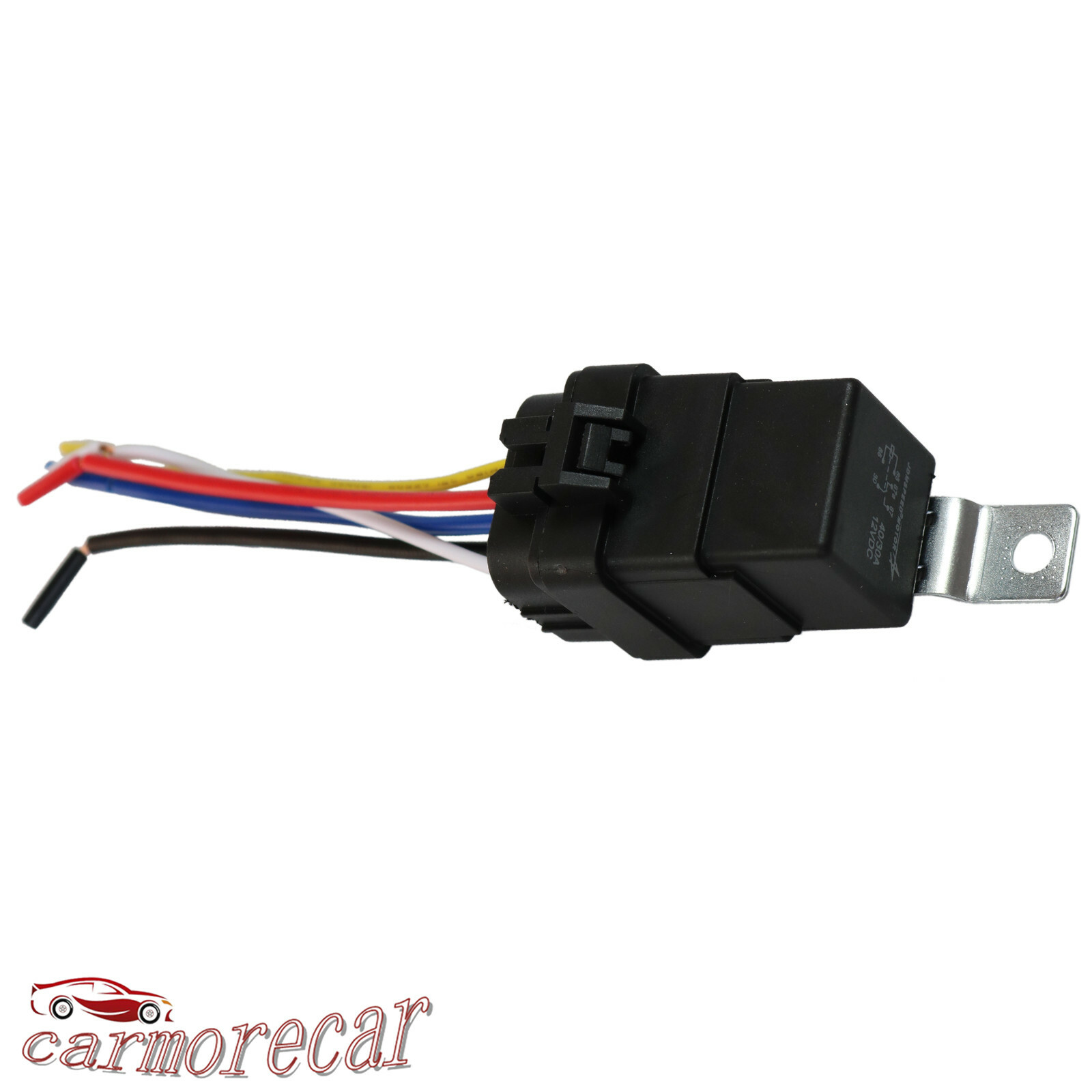 4 pack 5 pin & wire Heavy Duty Car Auto Relay 12V 40 amp Waterproof Plug Socket