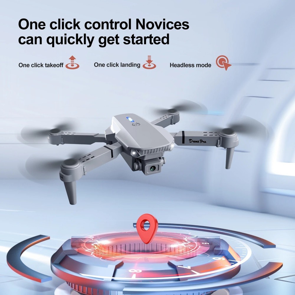 New E88 E99 Drone Remote Control with Screen Dual Camera