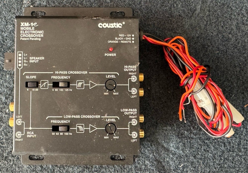 Coustic XM-1e Electronic Crossover