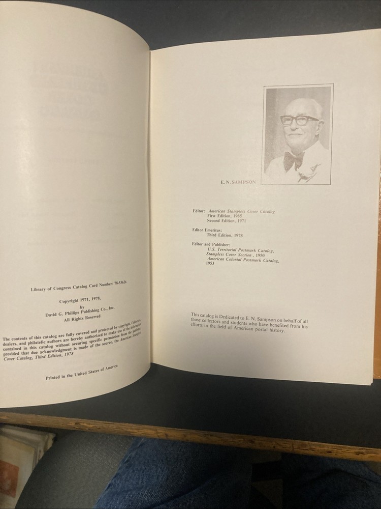 American Stampless Cover Catalog - Third Edition