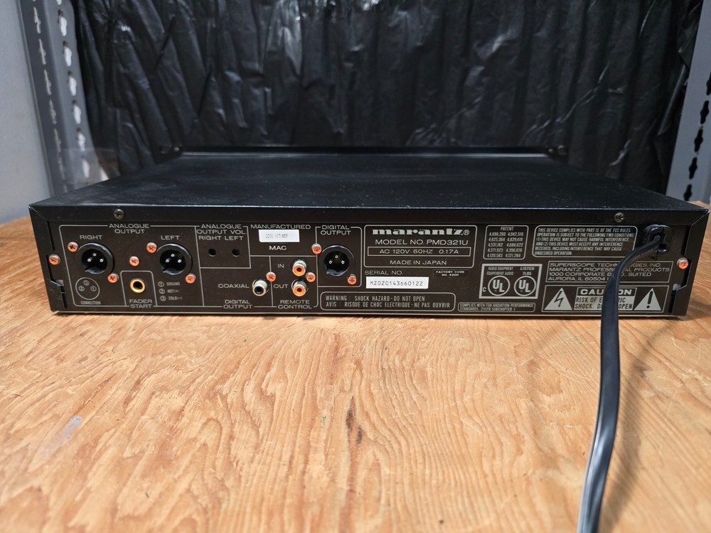 Marantz Compact Disc Player - PMD 321U