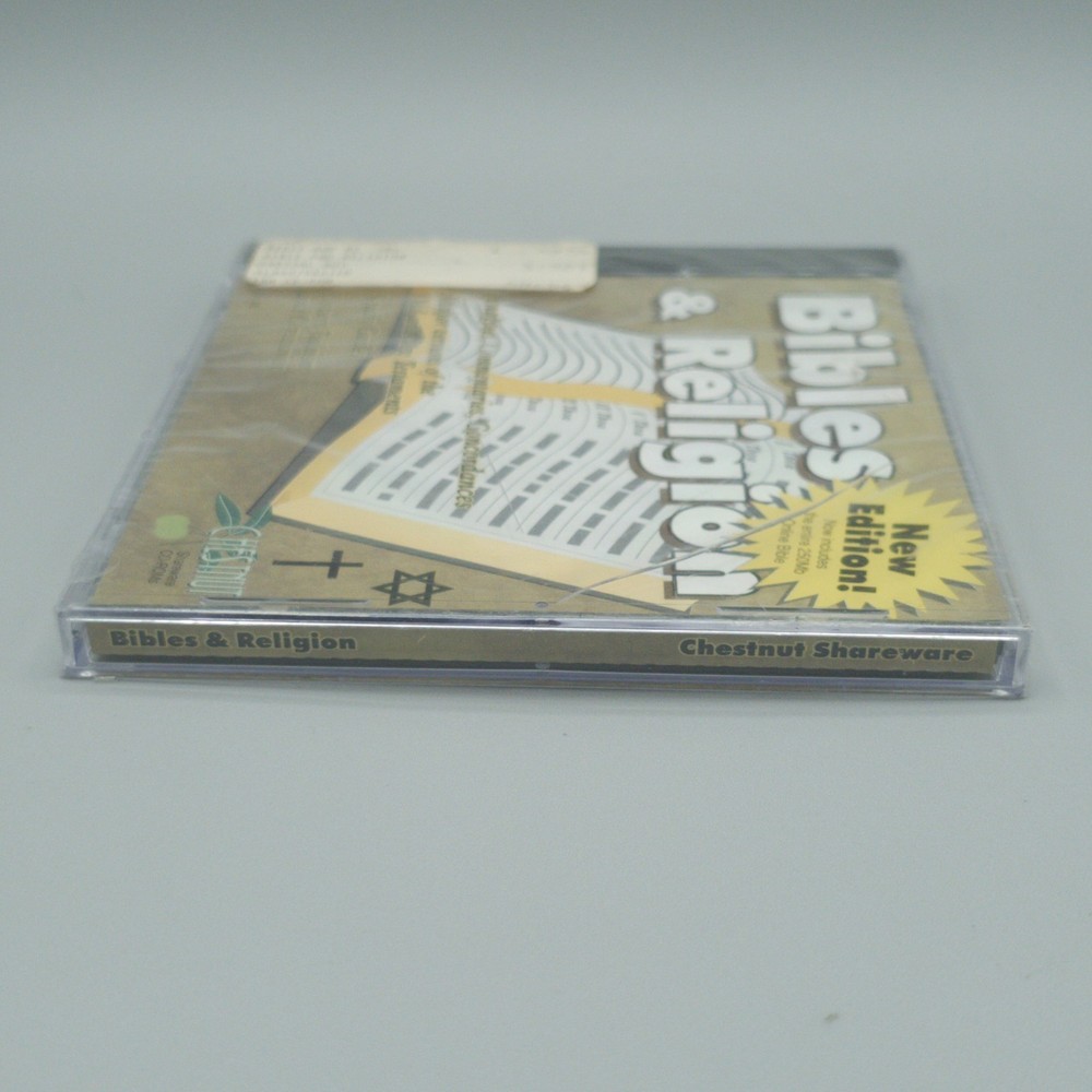 Bibles Religion Chestnut Shareware PC CD ROM Windows MS DOS Bible Study Sealed