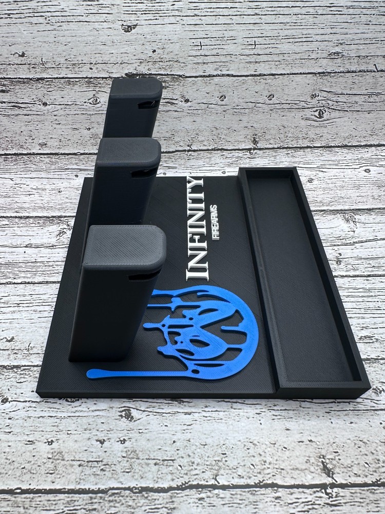 Infinity- 2011 Double Stack 3‑Gun Display Stand – Premium Multi‑Pistol Holder