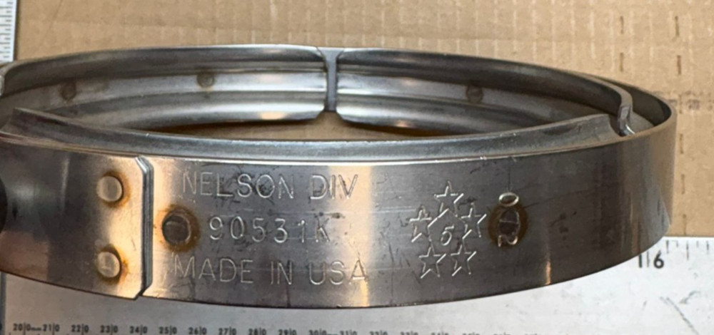 NELSON DIV Clamp PN: 90531K