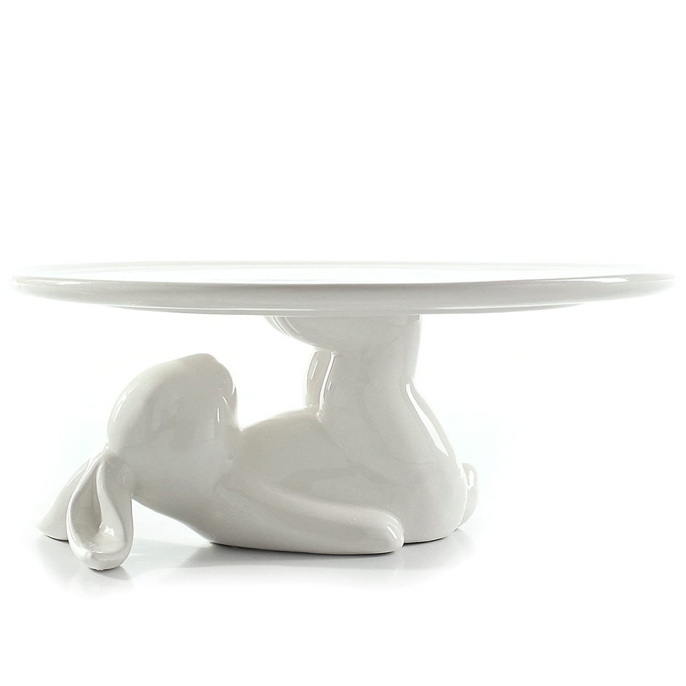 Cupcake Stand, Easter Decorations, Ceramic Dessert Plates for Eggs and Cookie...