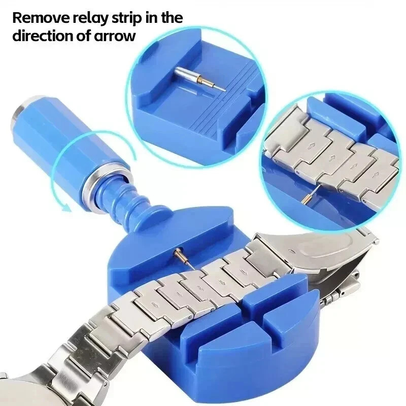 147Pcs Watch Repair Tool Kit Case Back Opener Link Remover Set