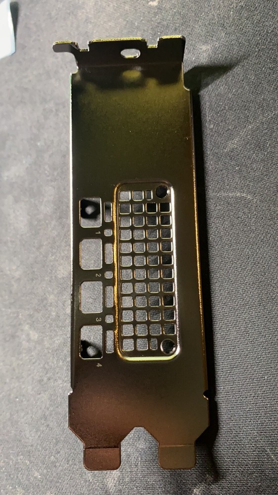 Bracket For RTX A2000 Graphic Card I/O Shield Backplate Half / Full Height