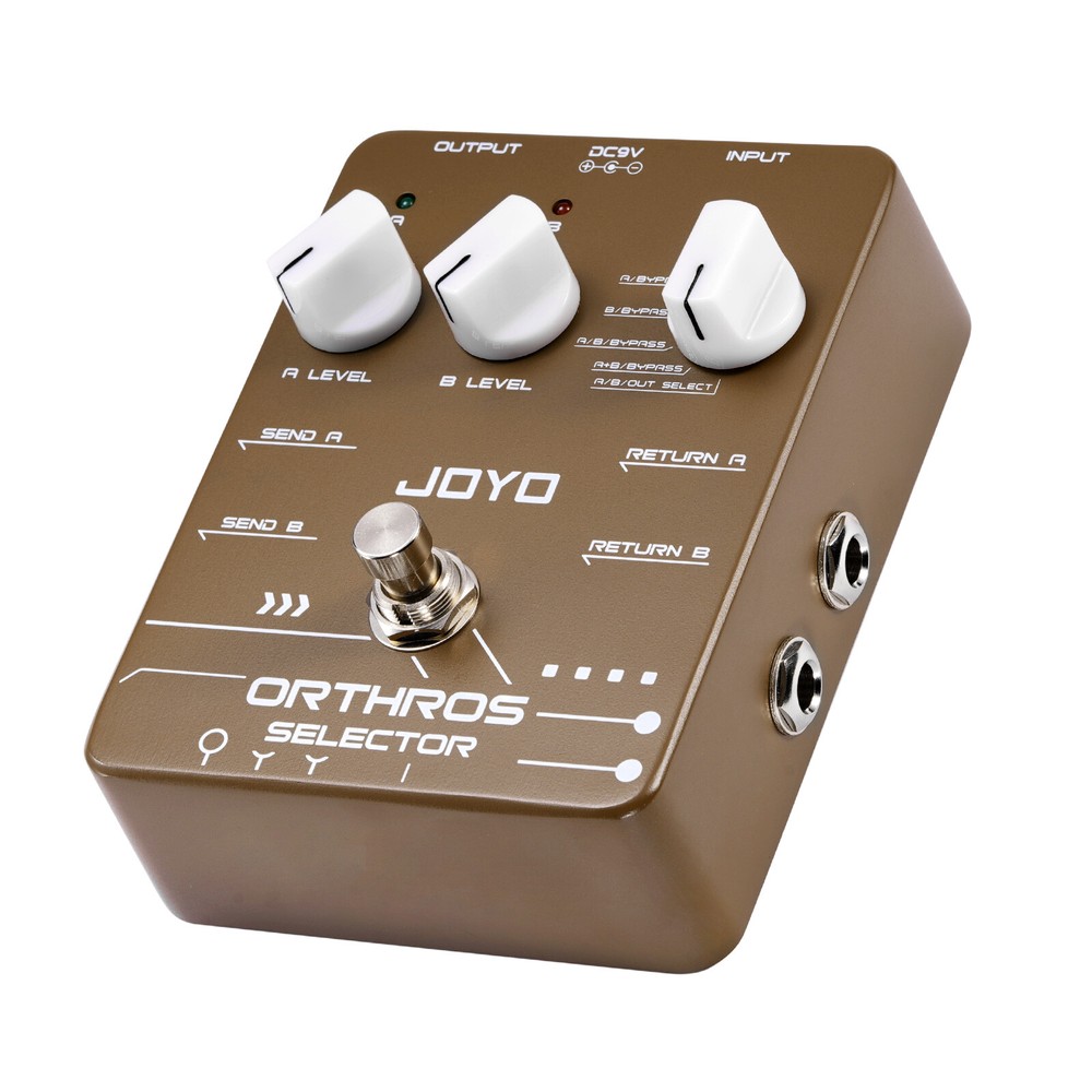 JOYO Line Selector Guitar Pedals 6 Mode Switch 2 Effect Loop for Electric Guitar