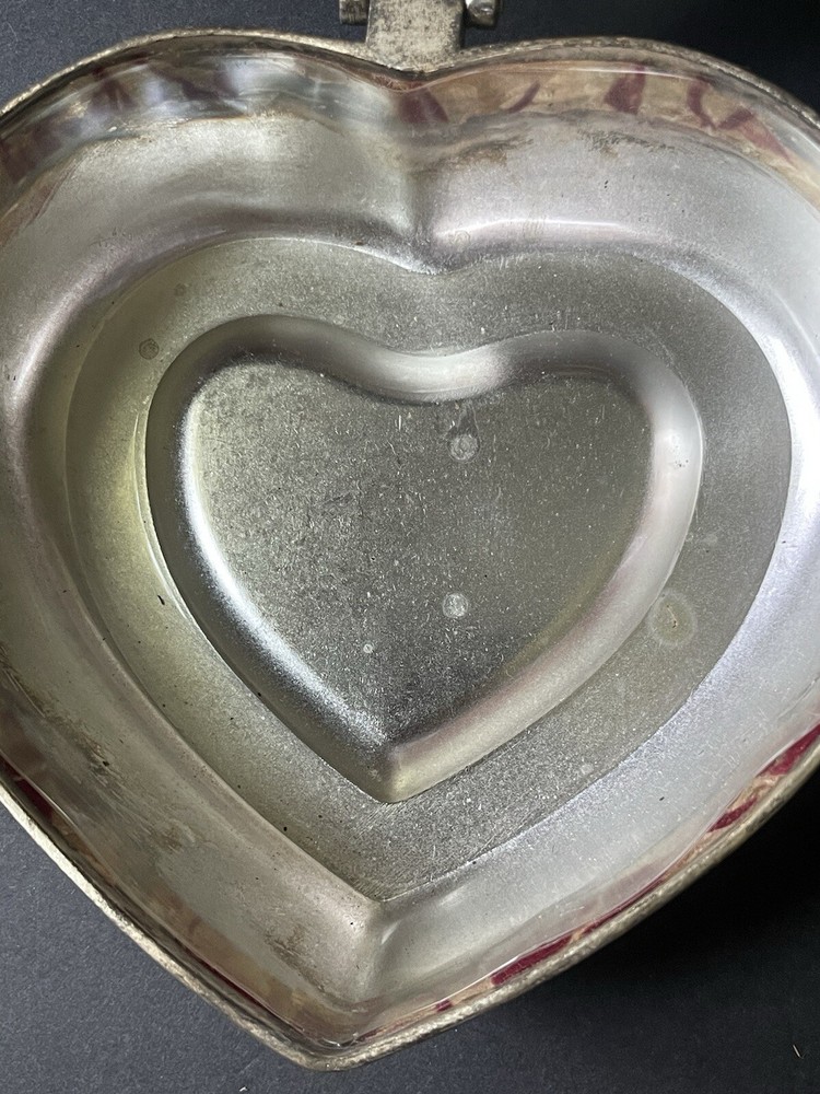 Godinger Jewelry Trinket Box Etched Heart Silver Plated Cottagecore Victorian