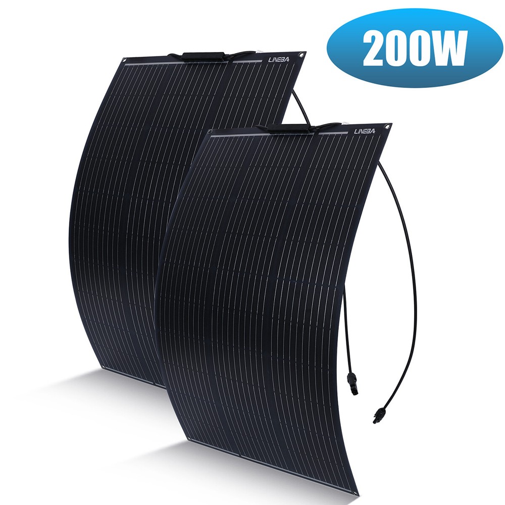 200W Portable Waterproof Solar Panel for Solar Generators and Outdoor Off-Grid