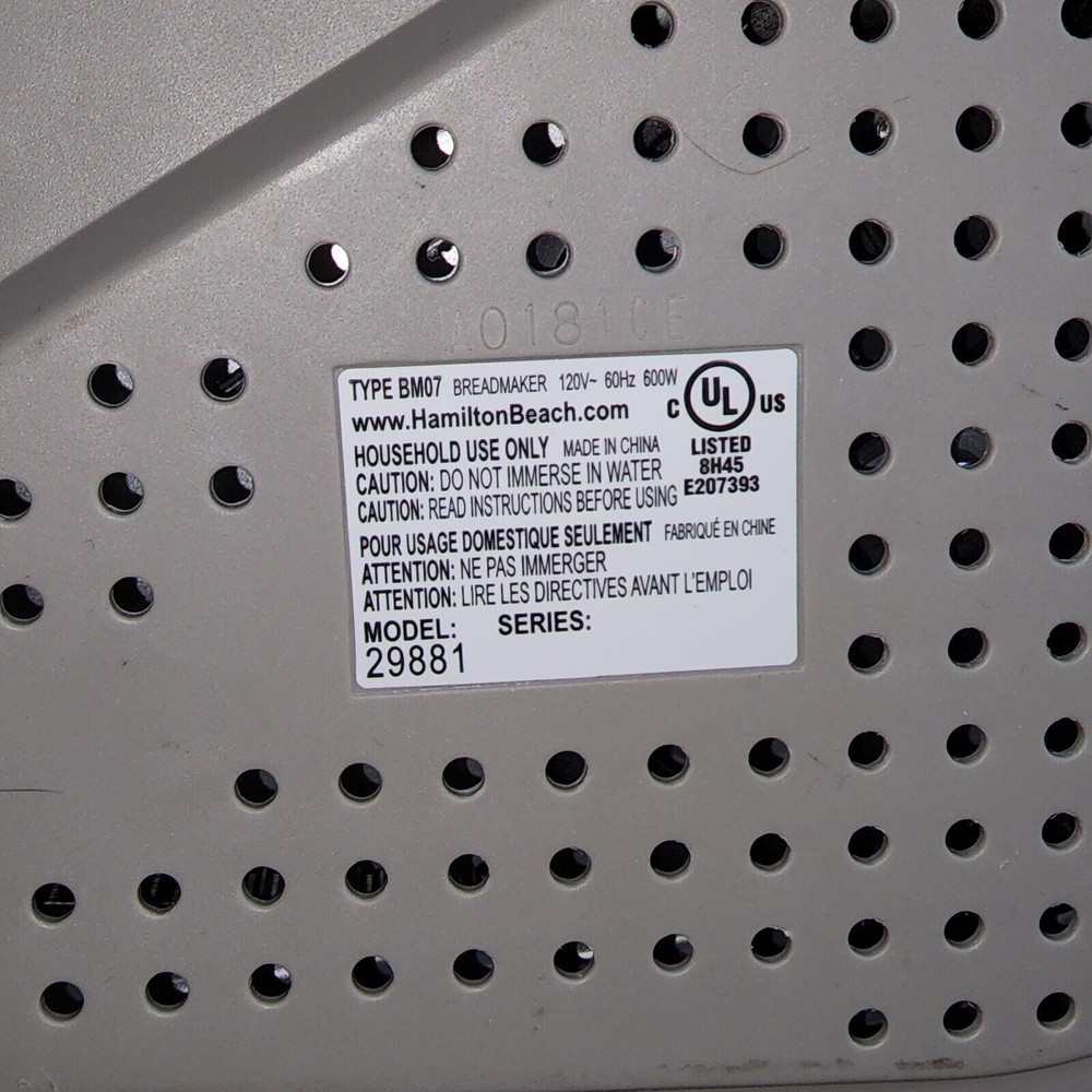 Standard Belt for Hamilton Beach Bread Maker Machine Models 29881 29882 29882C