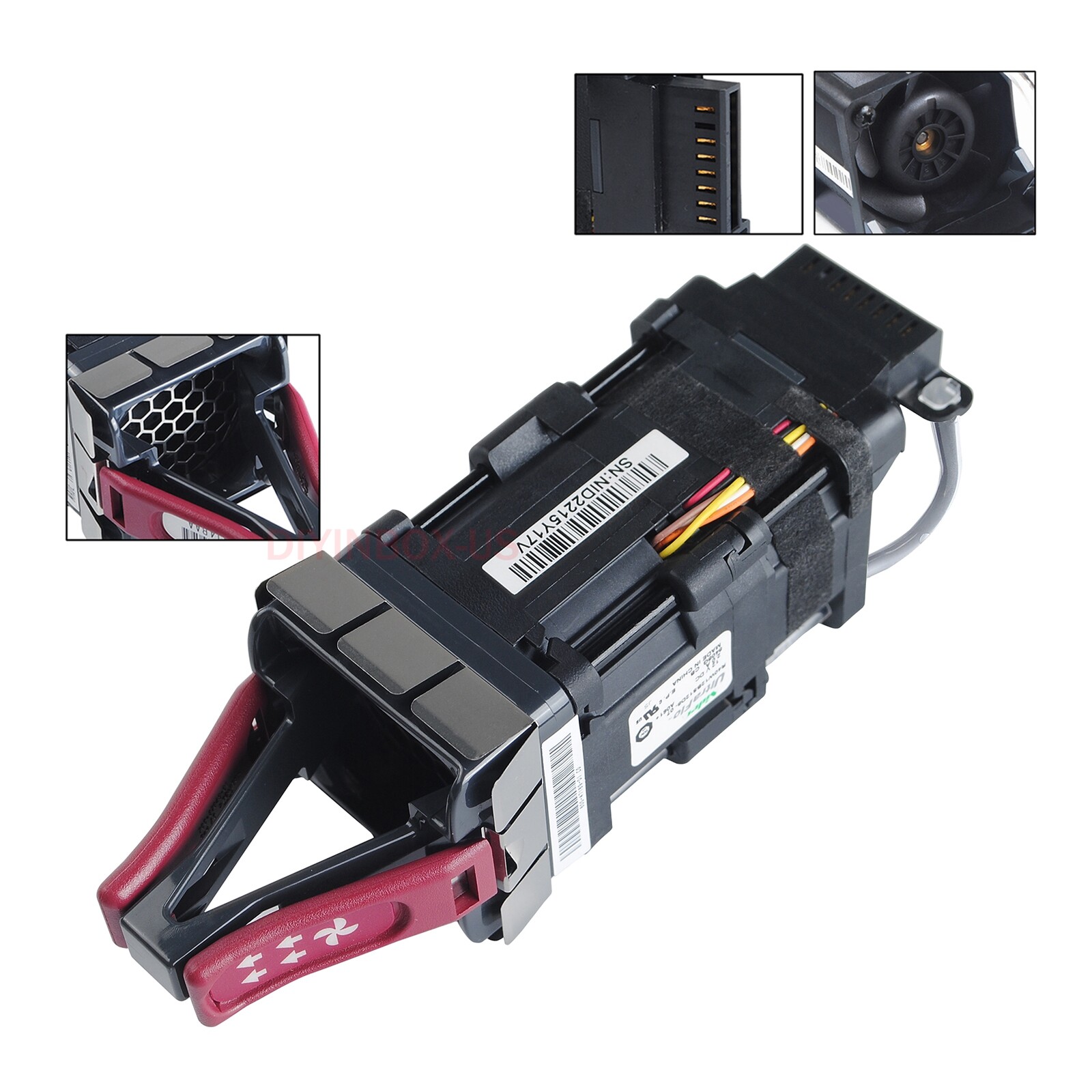 Brand New! Cisco NXA-FAN-35CFM-PI Port-side Intake Serve Fan Burgundy CMUCAJ4BAA