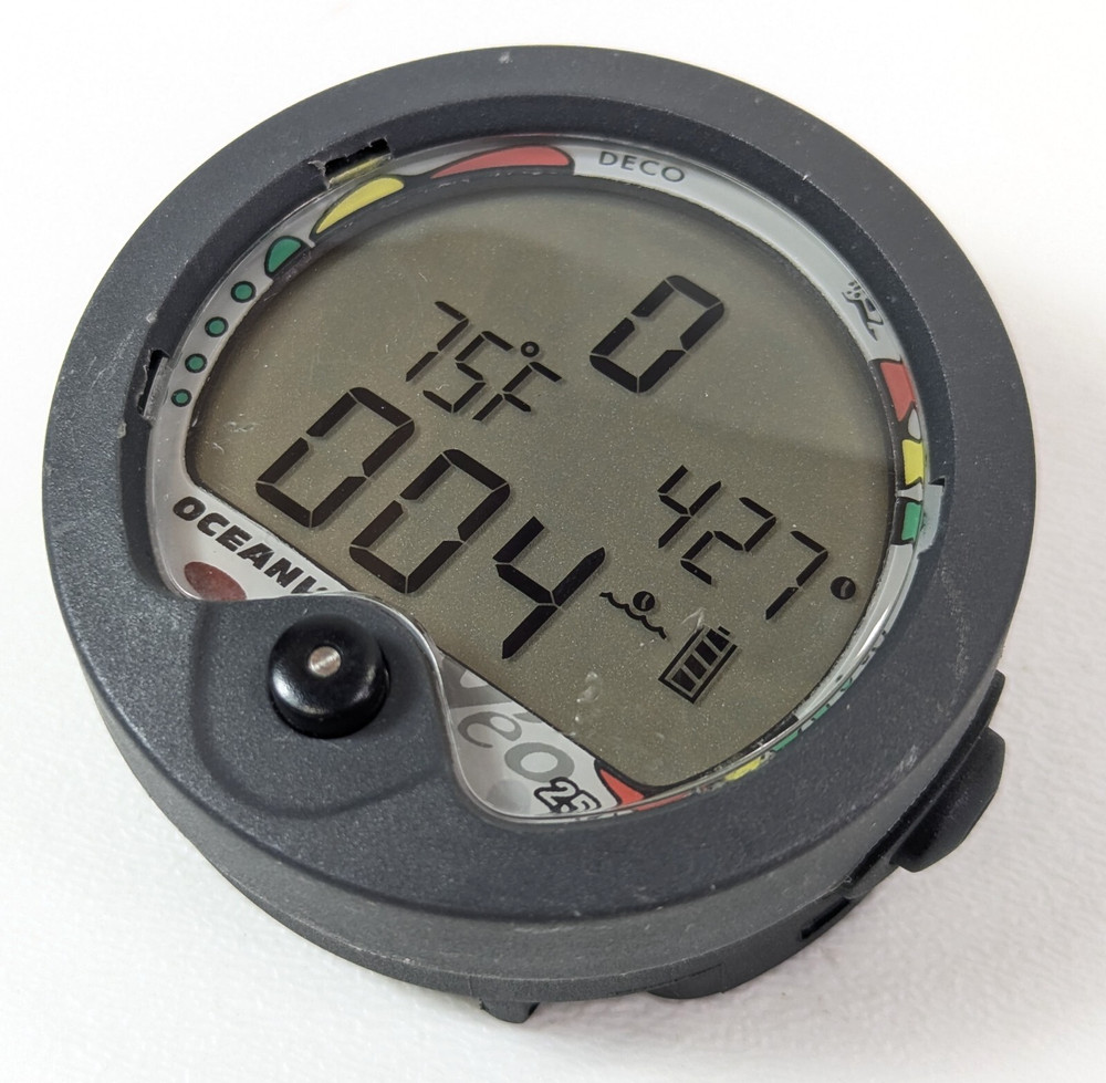 Oceanic Veo 250 Scuba Dive Computer Puck Module Air & Nitrox 2 Buttons #5521